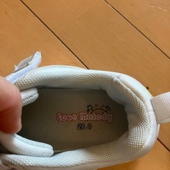 女の子　スニーカー　20cm 21cm 上履きの画像