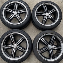 Kuavela kenda KR32 215/45R18 アルミホイル　タイヤセット