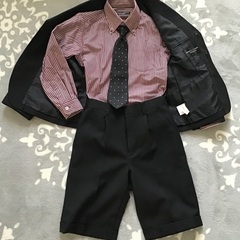 ♫美品♪MICHIKO　LONDON　ミチコロンドン　結婚式、七五三、入学、卒園スーツ　黒系サイズ120の画像