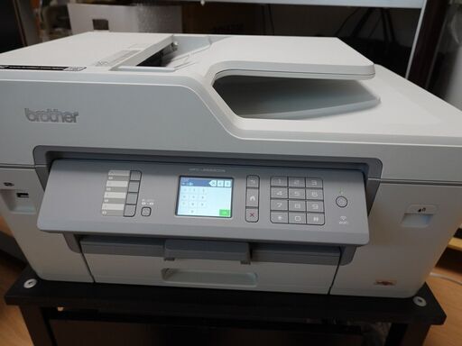 A3インクジェット複合機【MFC-J6583CDW】動作品・カラーインク詰まり？　修理できる方・白黒で構わない方・部品取りに