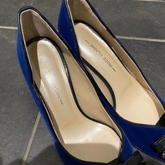 新品 モードクラッセ パンプス ネイビー ブルー 23 上品の画像