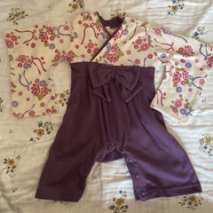 女の子用袴ロンパース　70㎝
