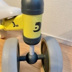 ディーバイク　ミニ　イエロー　三輪車　自転車　子どもの画像