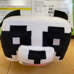 マイクラ　ダイヤ剣とパンダのぬいぐるみの画像