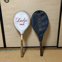 レア！ 古いテニスラケット 2本組