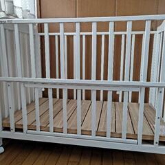 KATOJI ベビーベッド＋布団、ベッドガード、防水シーツなど(...