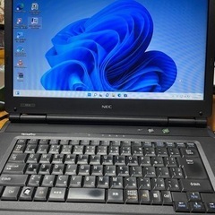 NEC ノートパソコンにWindows11Pro 64bitをインストール品の画像