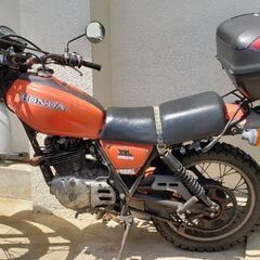 ホンダXL250S本体、新品タイヤ、マフラー、エンジンタンク
