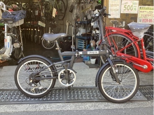 【中古折り畳み自転車】超良品！Jeep
