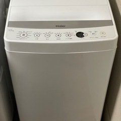 送料・設置込み　洗濯機　5.5kg Haier 2016年