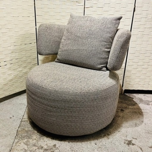 《売約済》【池上店】 Moda en casa/モーダエンカーサ/tanya chair/ラウンジチェア/1人掛けソファ/ラウンジチェア/ファブリック/布　ソファ　1人掛け　1シーター　1p イージーチェア　椅子　イス　ラウンジソファ