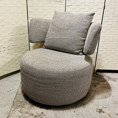 《売約済》【池上店】 Moda en casa/モーダエンカーサ/tanya chair/ラウンジチェア/1人掛けソファ/ラウンジチェア/ファブリック/布　ソファ　1人掛け　1シーター　1p イージーチェア　椅子　イス　ラウンジソファ　