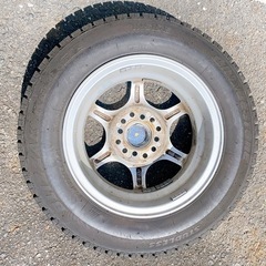 ❤ TRID ホイールBRIDGESTONE ブリヂストン  タイヤ 4本セット 13インチ 製造2014年42週目 ホイール 中古 現状品の画像