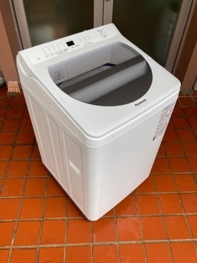 洗濯機　Panasonic  NA-FA80H7  8.0kg  2019年製　簡易乾燥　動作OK