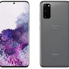 未使用]DOCOMO スマホ 本体 galaxy S20 White SIMロック解除 SC-51A 5G