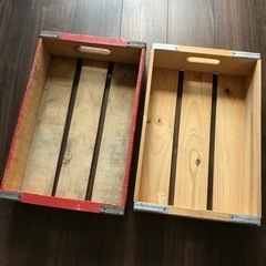 ビンテージウッドコンテナの画像