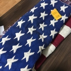 ラグ　布　アメリカ国旗の画像