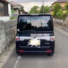 決定致しました　タントカスタムターボ黒　車検R5年12月までの画像