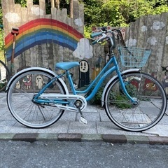 【2498】子供車　24インチ　6,100円（防犯・税込）