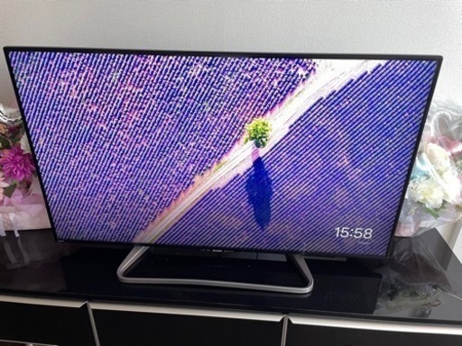 SHARP 50インチ　テレビLC-50W30 中古　※テレビ台付き　引き取り限定