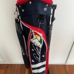 【最終値下げ】新品アーノルドパーマー 超軽量 スタンドキャディバッグの画像