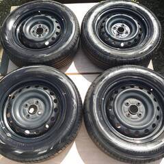 カローラフィールダー ノーマルタイヤ鉄ホイールセット　195/65R15