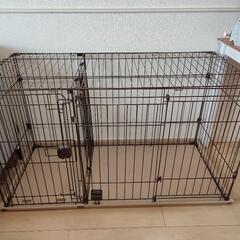 室内用犬小屋　ケージ　2ドア