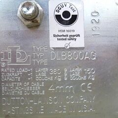 ハンドウインチ Dutton Lainson DLB800AG 360kg  アメリカ製 手動ウインチ 小型ボート ガレージ 苫小牧西店の画像