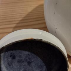 やかん　白の画像