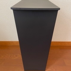 スリムトラッシュボックス ゴミ箱 ブラック koud 45L