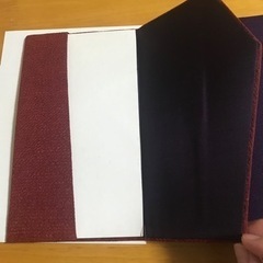 袱紗　ふくさ　慶弔　赤　紫の画像