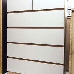 北海道 千歳市/恵庭市 サンウッディ 5段チェスト パレルモ ホ...