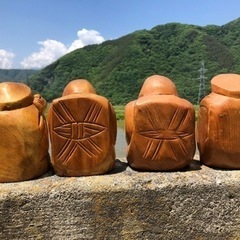 縁起物:大黒&恵比寿、恵比寿&大黒(計4体セットの画像