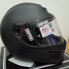 新品未使用 シンプソンスピード マットブラック XL(61-62) バンディット フルフェイスヘルメットの画像