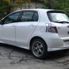 宮城県 21年1000cc トヨタヴィッツ 走行69000km 車検有り即使用可能の画像