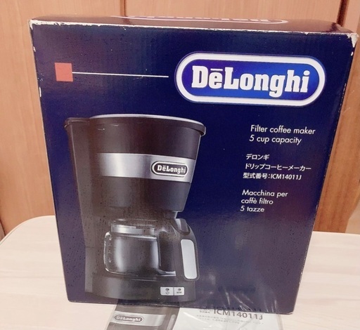 【新品】デロンギ　ドリップコーヒーメーカー