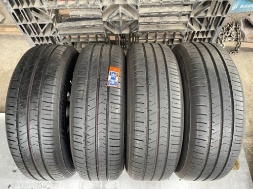 BRIDGESTONE ECOPIA 195/65R15 91H アルミホイル　タイヤ　４本セット