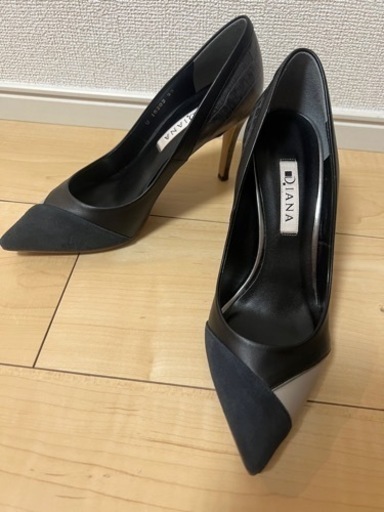 ダイアナ　パンプス　23㎝　ネイビー　ブラック