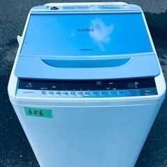 ②✨2016年製✨606番 日立✨電気洗濯機✨BW-7WV‼️