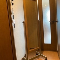 木製  姿見鏡