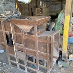 昔の農業機械