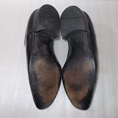 本革の紳士靴／25.0cm（4E幅広）の画像