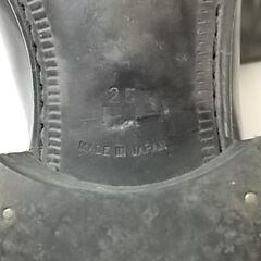 本革の紳士靴／25.0cm（4E幅広）の画像