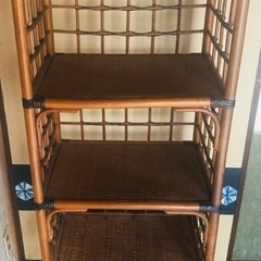 📕藤棚 ラタン製品 昭和レトロ 