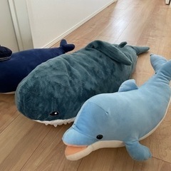 海のぬいぐるみ　3点