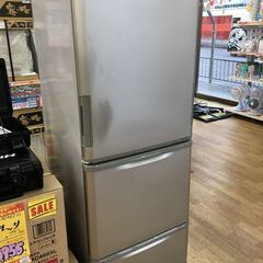 シャープ　SJ-WA35A　冷蔵庫　2015年製　350L　中古品　【ハンズクラフト宜野湾店】