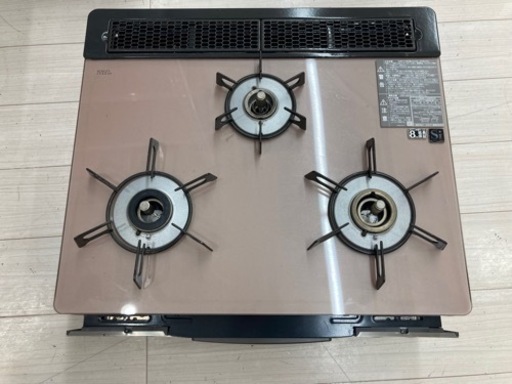 【現状品】TOKYO GAS ビルトインコンロRN-BH3FR-G6RS
