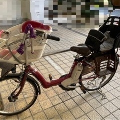 ✨前後チャイルドシート付き 電動自転車✨