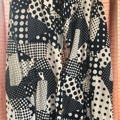 ドット柄　長袖　シャツ