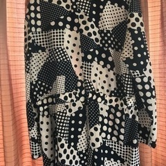 ドット柄　長袖　シャツの画像